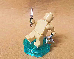 日式忍者飞镖暗器手里剑飞苦无迷你武器兼容乐高式积木第三方玩具