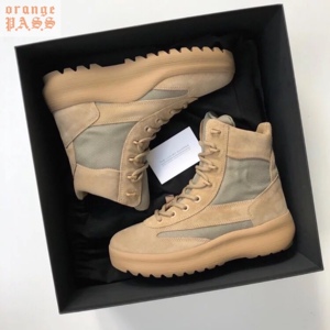 yeezy season 5 boots kanye侃爷椰子皮质绒面户外军事休闲户外靴
