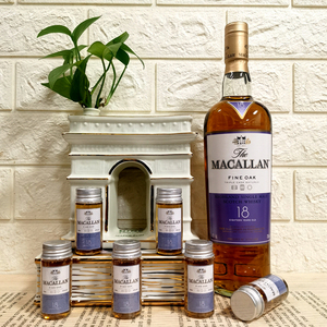 分享瓶品鉴麦卡伦18年macallan黄金三桶单一麦芽威士忌小瓶装30ml