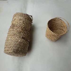 草袋饭 草包饭香草饭草包袋编织10个装干香草饭包装袋手工编织