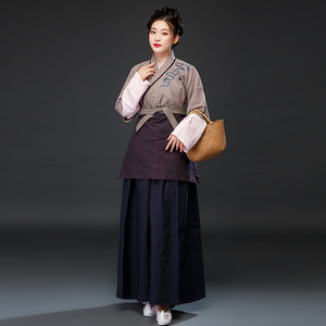 古代平民百姓宋朝明朝清朝汉服女小姐夫人戏服老妇人演出服装0人付款