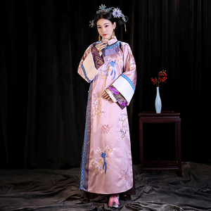 影视古装富察皇后同款清朝后宫贵妃满族福晋剧组群演宫女演出服装