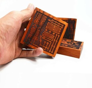 道老枣木六丁六甲符摆件六甲神印摆件法坛用品