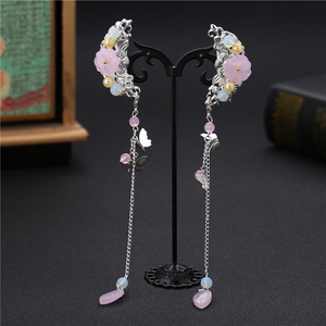 星月簪公主儿童古装头饰汉服发簪清新发饰手工轻古风日常流苏步摇