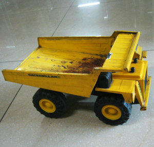 老玩具收藏 老物件 70-80年代东欧前苏联卡玛斯自卸铁皮汽车模型