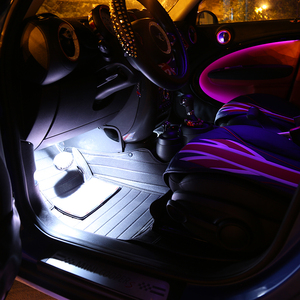 宝马迷你mini cooper 脚底灯 汽车氛围灯 车内led气氛灯泡免改装