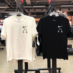 nike耐克短袖t恤男夏季情侣圆领女潮流百搭透气时尚运动半袖上衣