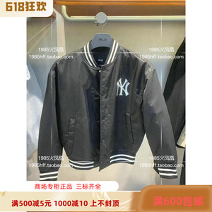 部份现货MLB专柜正品2024春季新款NY标棒球棉服夹克外套3AJPQ0141