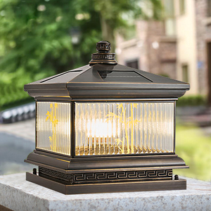 柱头灯户外围墙灯花园灯门柱灯别墅庭院墙头灯防水大门灯柱子农村