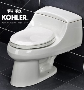 科勒马桶圣拉菲尔k-3384t连体抽水坐便器喷射虹吸静音防臭防堵