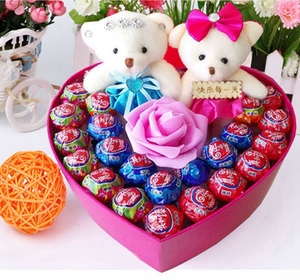 真知棒棒棒糖礼盒装送男女朋友同学创意糖果零食生日情人节礼物