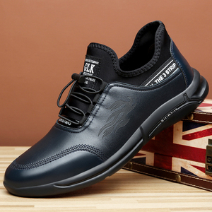 官方日泰新款男士运动休闲鞋内增高男鞋真皮透气皮鞋男软底增高鞋