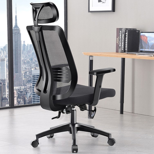 办公椅简约现代人体工学椅可趟老板舒适久坐电脑会议室升降转椅子
