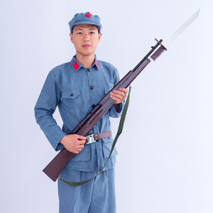 舞台表演道具三八大盖步枪木质八路军长枪影视戏剧新四军红军武器