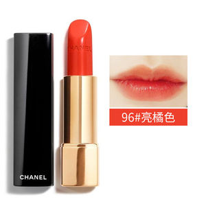 chanel香奈儿96亮橘色炫亮魅力唇膏丝绒系列持久哑光口红58 57