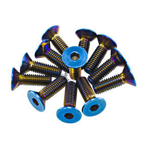 汽车改装方向盘烤蓝螺丝 nd vertex omp momo方向盘通用固定螺丝