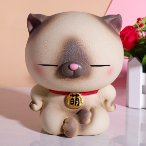 802人付款天猫可爱创意偷钱猫储钱罐 小猫存钱罐 储蓄罐 抓钱吃钱猫