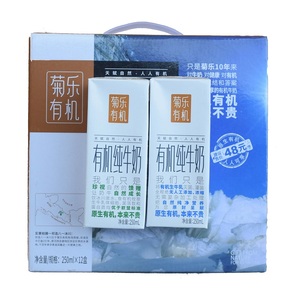 菊乐纯牛奶