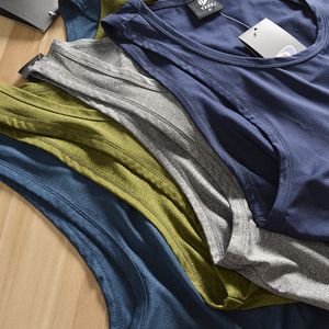 经典北京大爷背心 夏季速干透气弹力网眼运动休闲跨栏背心坎肩男