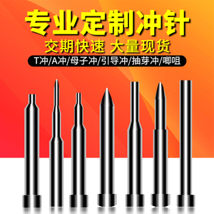 冲针模具冲头a冲 skd11冲针12*40 t冲skh51冲子 skh-9非标定做