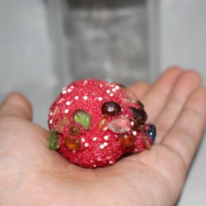 释迦牟尼七彩舍利子 红色夜光舍利结缘坚固子 装藏舍利塔嘎乌结缘