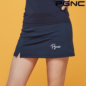 韩国代购PGNC佩吉酷羽毛球服折扣女速干透气侧边开叉刺绣字母短裙