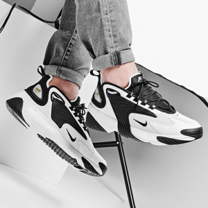 nike耐克男鞋aj官网旗舰正品zoom m2k休闲运动鞋复古黑白老爹鞋男
