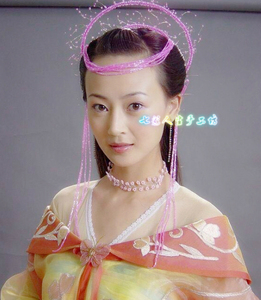 聊斋画皮明霞公主万妮恩同款串珠头饰一套