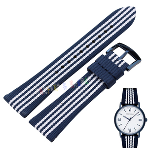 手表带男布帆布阿玛尼