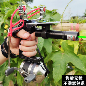 射鱼弹弓高精度弹工打鱼神器套装渔轮鱼鳔镖鱼箭绿激光全套大威力