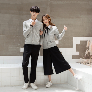 英伦校服韩国初高中学生装男制服女学院风班服韩版宽松秋冬季套装