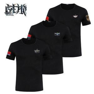 夏季新款军迷装军训体恤特种队部火箭短袖t恤体能训练服纯棉半袖