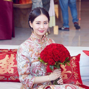 zhengjingnan807淘宝新娘刘诗诗吴奇隆同款秀禾服龙凤褂皇袍中式
