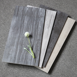 灰色木纹砖户外水泥瓷砖300x600浴室卫生间墙砖客厅仿实木地板砖