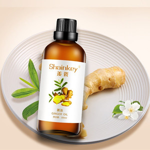 艾草生姜按摩精油全身通经络开背推背刮痧推油肩颈身体舒缓美容院