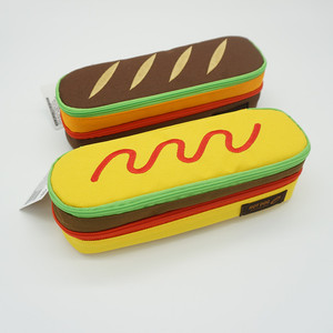 正品韩国文具 morning glory 双层笔袋 hot dog 36010-78055