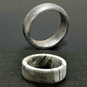 00中国西安康辉旅游淘宝真石美 瑞典muonionalusta铁陨石戒指至纯天