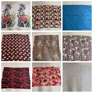 花色真丝缎双绉大块零布头 零头布特价清仓处理纯桑蚕丝面料布料7