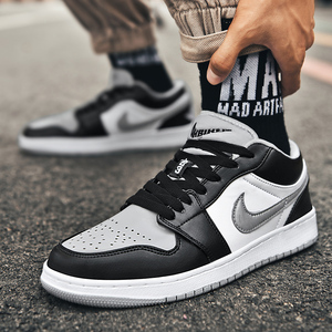 aj1迪奥联名影子灰aj男鞋正品摩耐克韩版板鞋情侣休闲学生运动鞋