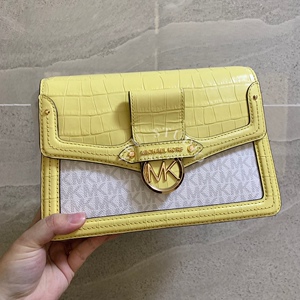 小bu美国购mk专柜jessie驴牌达夫尼平替荔枝纹牛皮斜挎