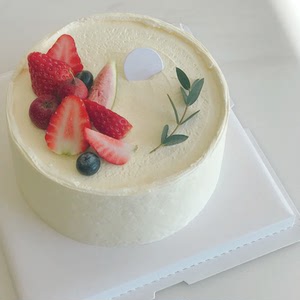 网红简约冰淇淋冰激凌无糖慕斯生日蛋糕北京上海广州全国同城配送