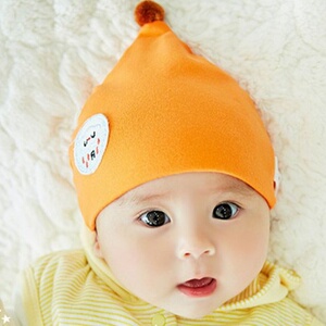 春秋男童女童宝宝0到5个月新生儿婴儿帽子夏季薄款3刚出生6公主12