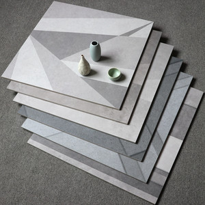 几何图形瓷砖客餐厅灰色水泥砖600*600仿古砖服装连锁店防滑地砖