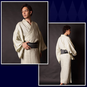 日式男士浴衣腰带系法图片