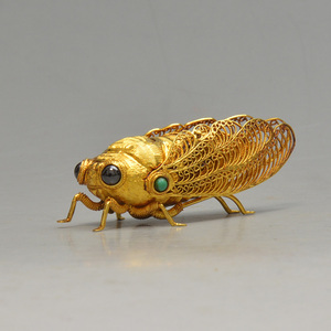 90金米小福淘宝金米黄金一鸣惊人金蝉转运珠文昌状元金榜题名手链逢