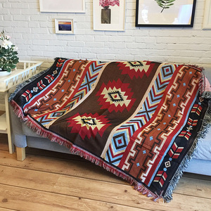 外贸沙发保护套芝华士布艺沙发毯垫万能盖巾户外休闲毯台布桌布