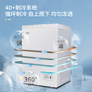 Aucma/澳柯玛 BC/BD-100H家用小型冰柜冷冻冷藏节能单温迷你冷柜