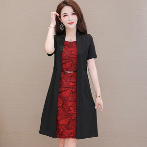 中老年女士夏季套裙