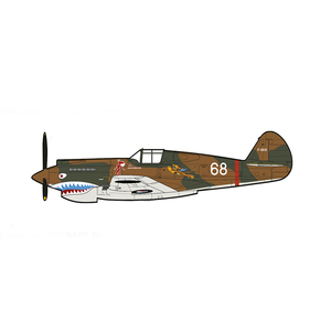 hobbymaster 美国飞虎队p40飞机模型仿真合金成品静态航模摆件