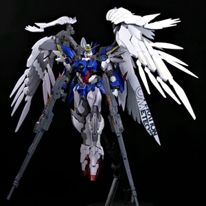 高达模型成品 1/100 mg hirm飞翼零式改 完成品 装饰 玩具 礼物